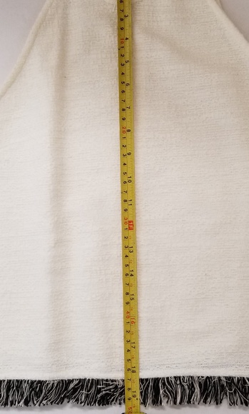 Zara Trafaluc Tweed Fringe Top - Picture 6 of 6